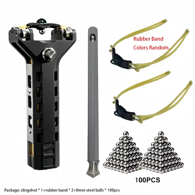 Outdoor Hunting Toys - Tirachinas Automático de Acero Inoxidable con