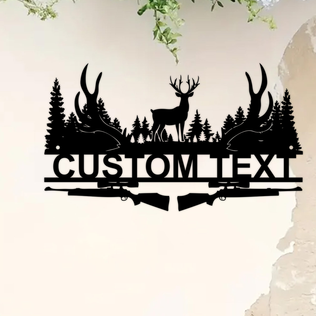 Hunting Outdoor Decor - Letrero de Metal de cabina de