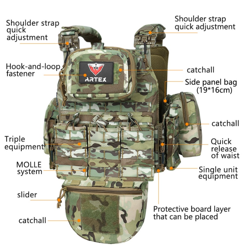 Chaleco táctico 6094, chaleco  - Hunting Outdoor Gear reseña y precio