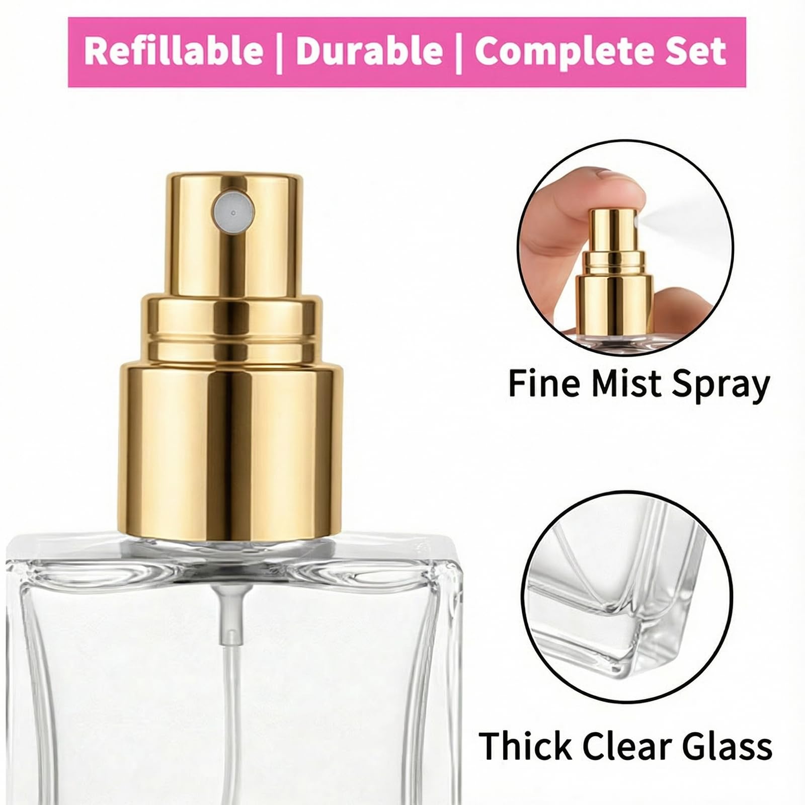 Botellas de perfume de vidrio  - Scent Eliminator Spray reseña y precio