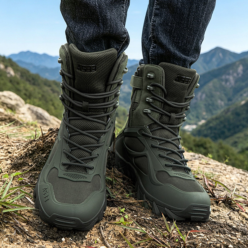 Botas tácticas para hombre, bo - Outdoor Hunting Boots For Men reseña y precio