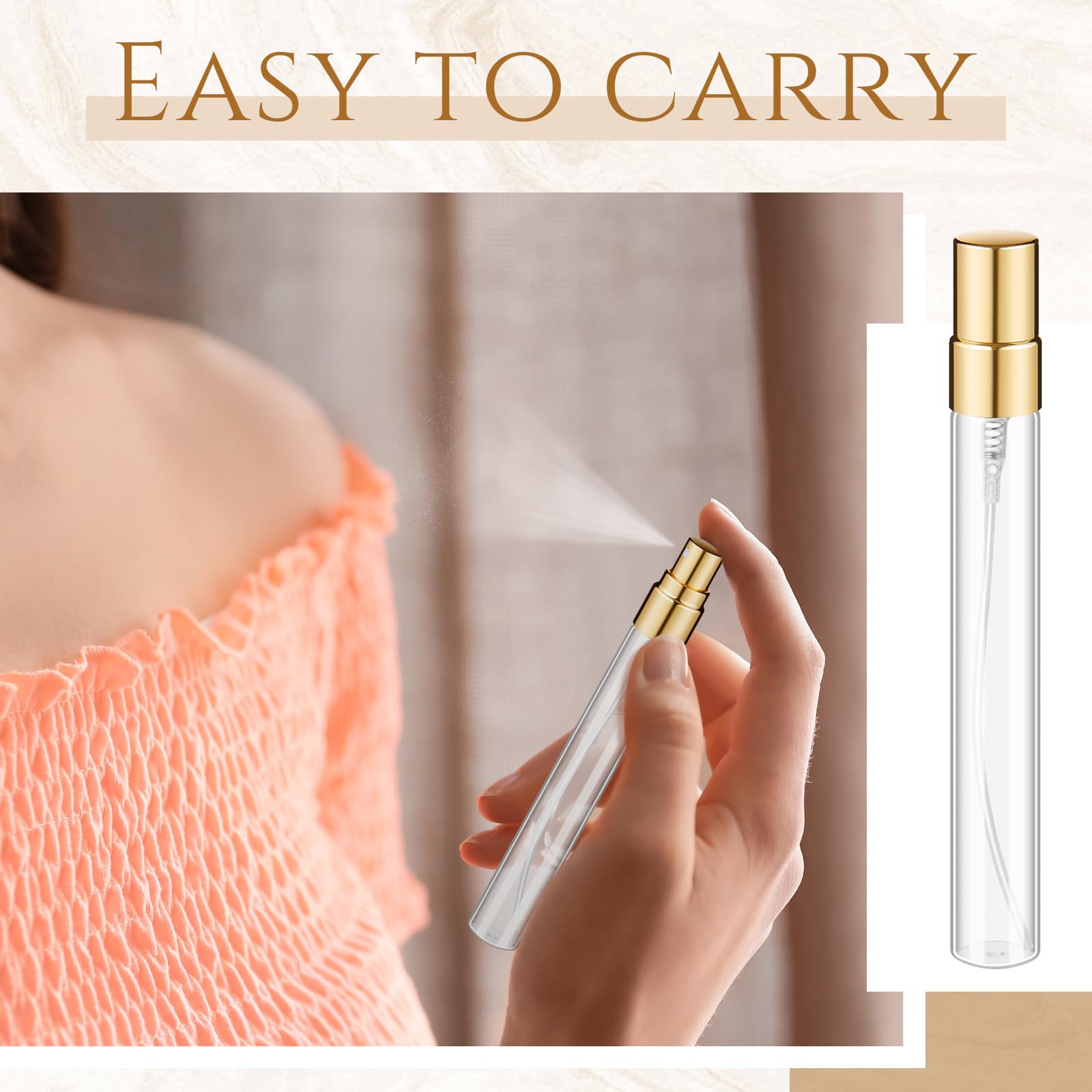 Mini botella de perfume transp - Scent Eliminator Spray reseña y precio