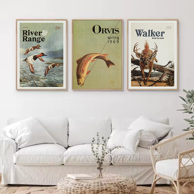 Póster Vintage Retro de vida s - Hunting Outdoor Decor reseña y precio