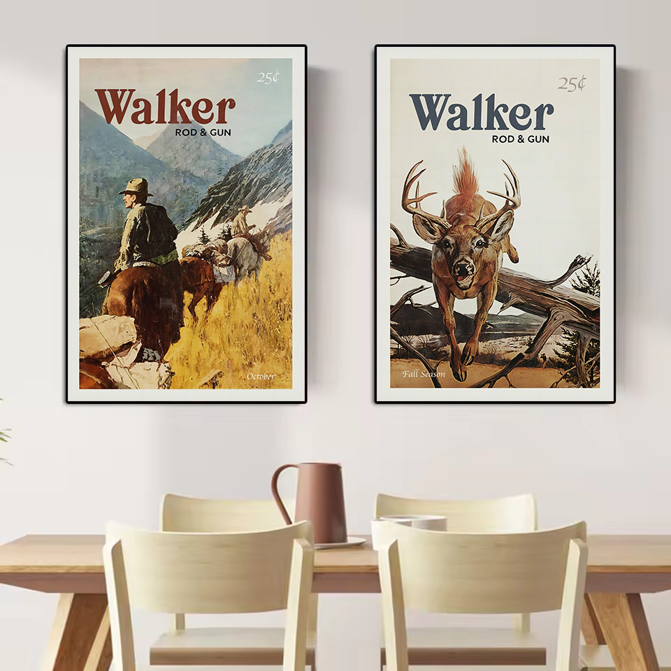 Póster Vintage Retro de vida s - Hunting Outdoor Decor reseña y precio